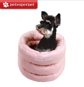 BLUE PORT 蠶寶寶造型狗狗棉窩 [2色] (平行進口貨品)