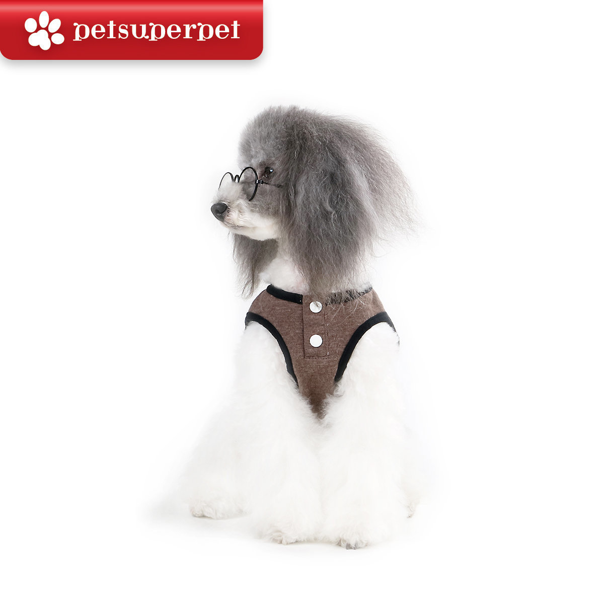 BLUE PORT 啡色圖案T恤 [3尺寸]