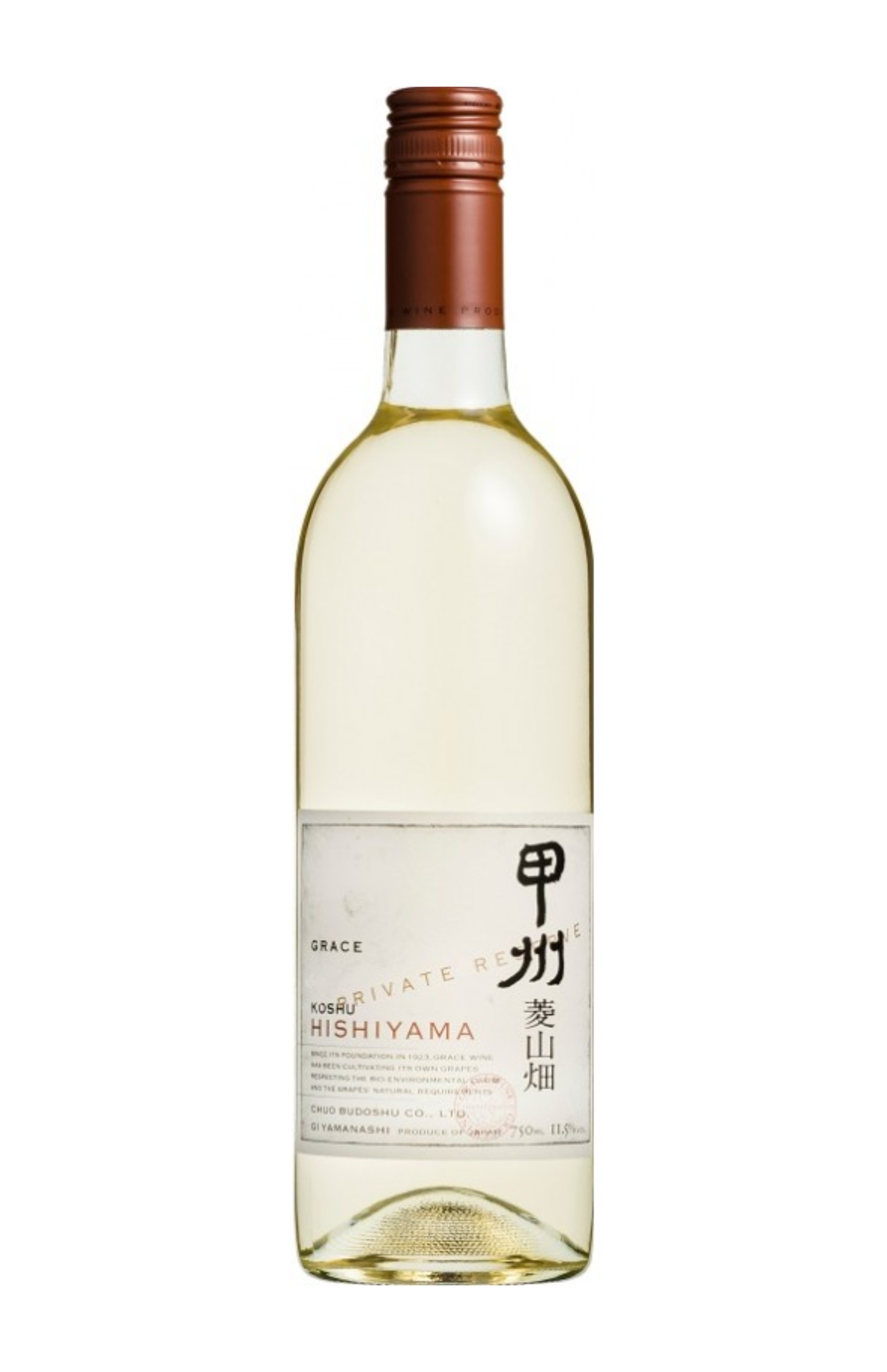 Grace Wine Koshu Hishiyama Vineyard 2021/2022 750mL