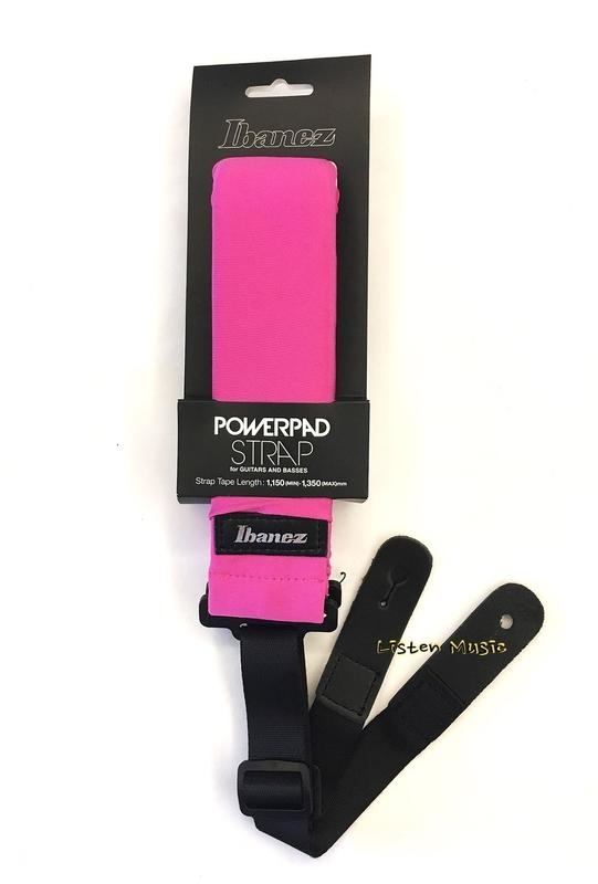 Ibanez GSF50 減壓背帶 粉色 海綿加厚 超舒適 電吉他 電貝斯 木吉他 背帶 GSF50FPK 螢光粉紅色