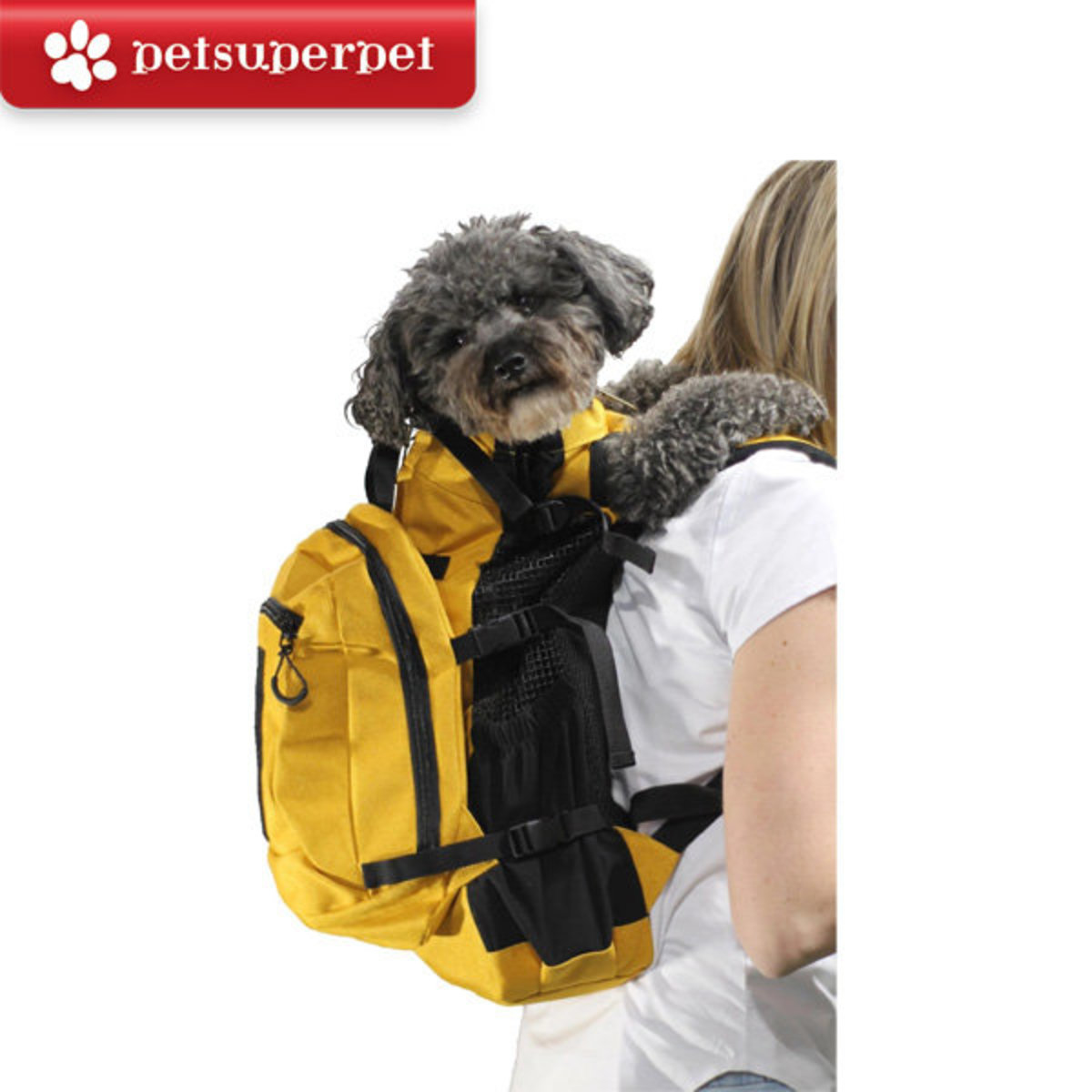 K9 Sport Sack PLUS 2-  寵物背包 - 芥辣黃 [2尺寸]