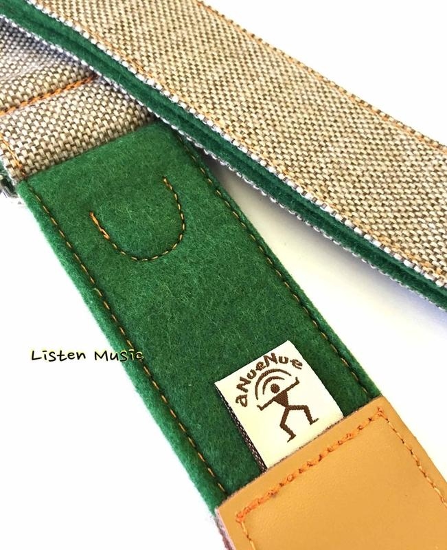 aNueNue aNueNue 鳥背帶 墨綠色 吉他背帶 六種顏色 可放彈片 第 3 張圖片｜三峽配件 / 週邊