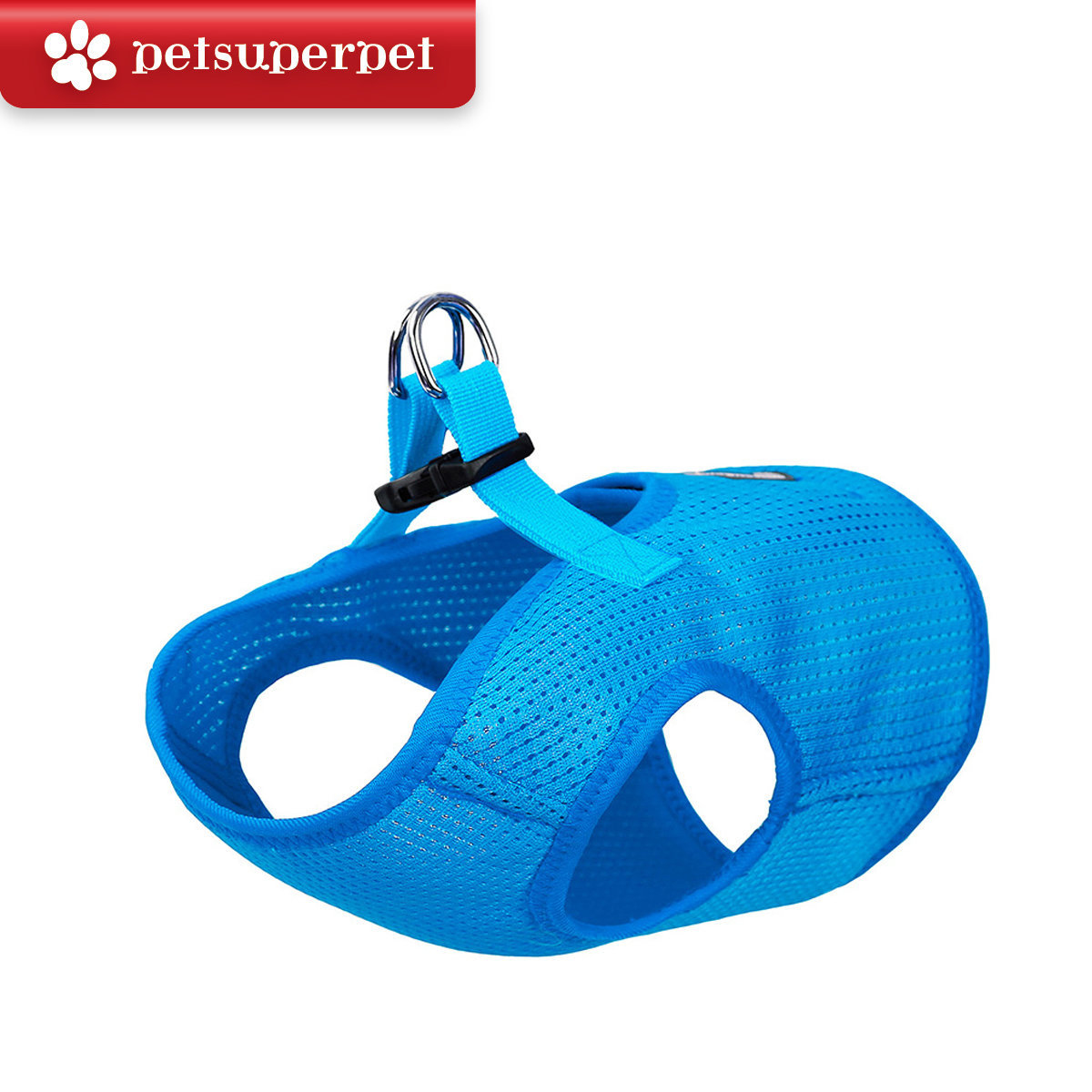 DogLemi 網布胸背套 - 藍色 [5尺寸]