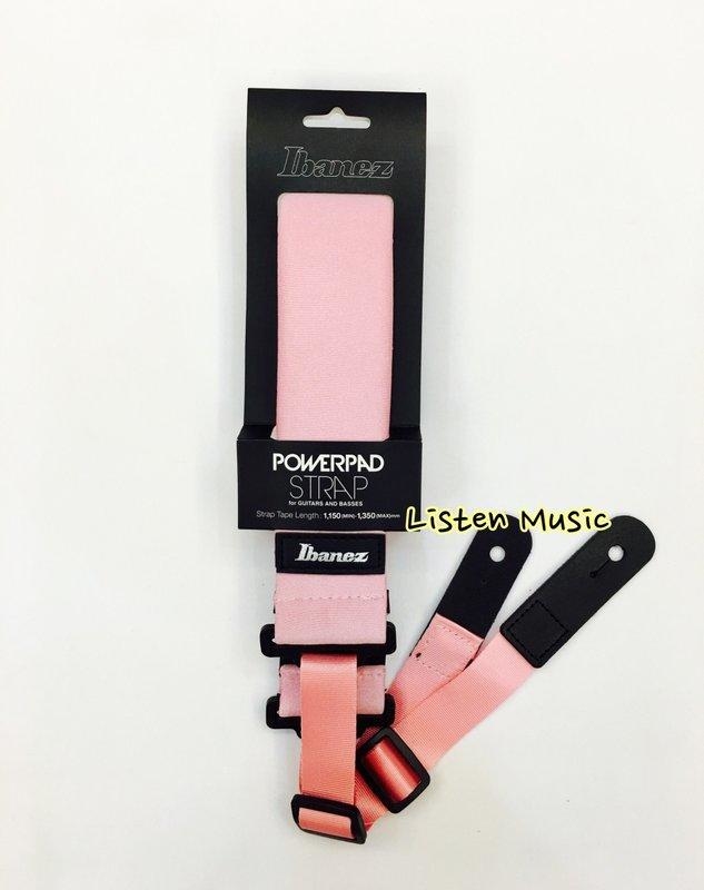 Ibanez GSF50 減壓背帶 淺粉紅色 海綿加厚 超舒適 電吉他 電貝斯 木吉他 背帶 GSF50CPK 淺粉紅色