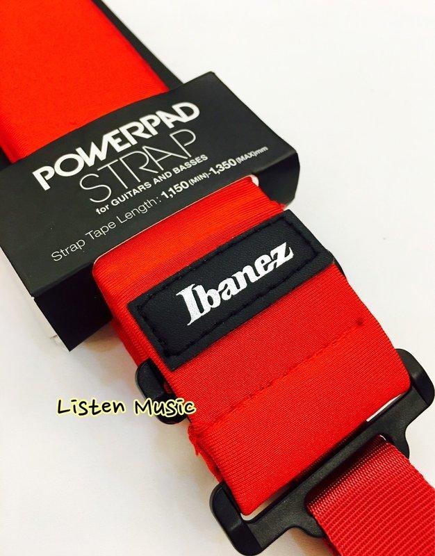 Ibanez GSF50 減壓背帶 紅色 海綿加厚 超舒適 電吉他 電貝斯 木吉他 背帶 GSF50RD 紅色