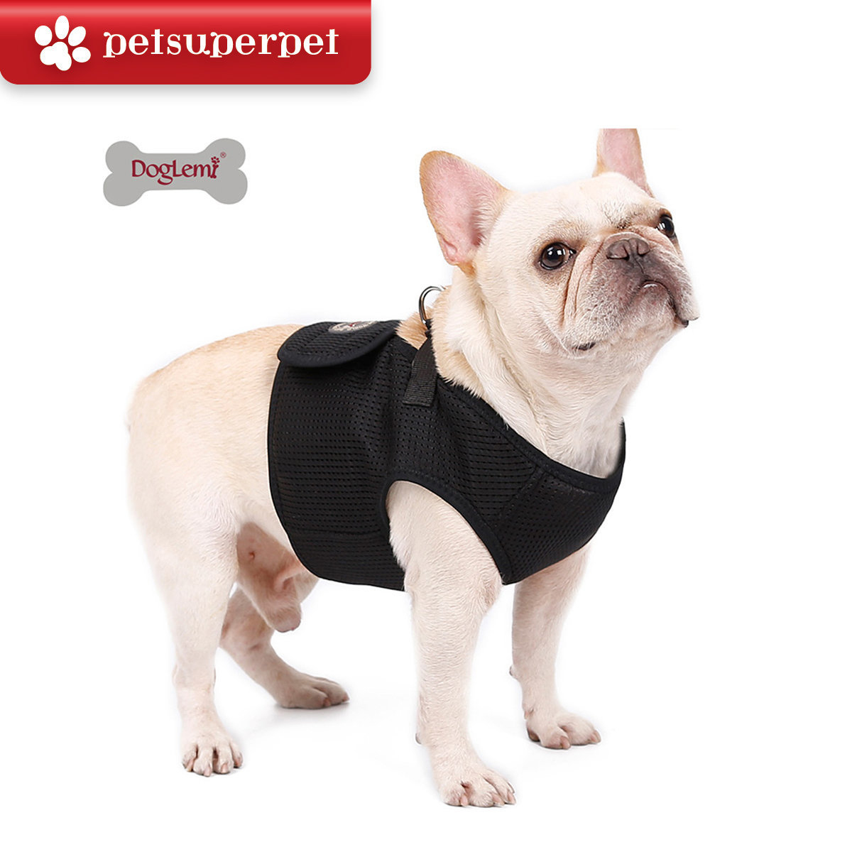 網布胸背套 - 黑色 [5尺寸]