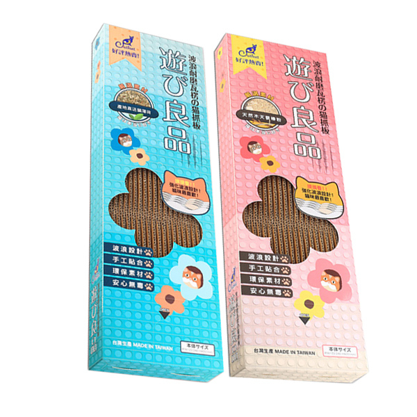 CatFeet 遊玩良品-津波貓抓板樂高趣(貓薄荷/木天蓼)
