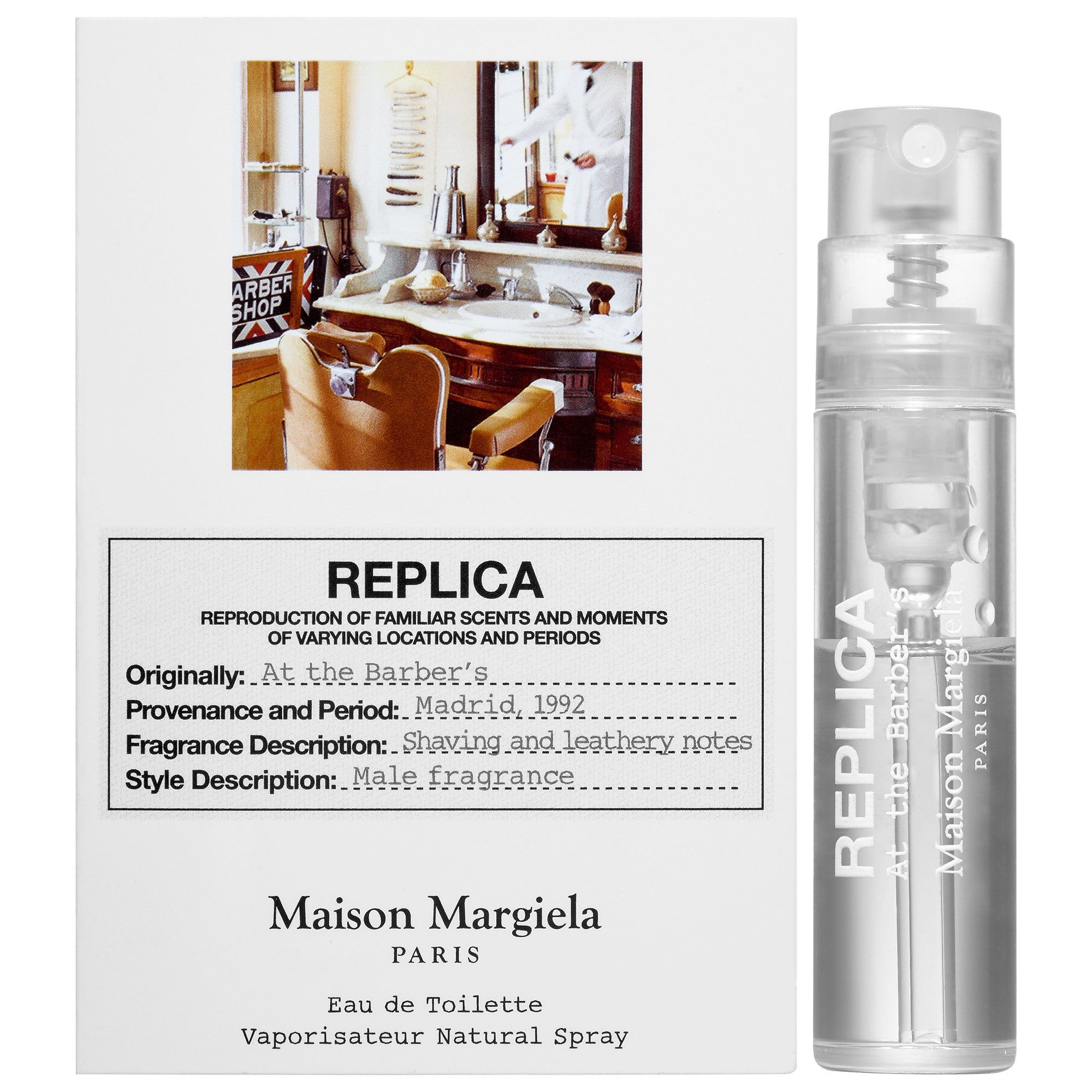 maison margiela replica barber shop