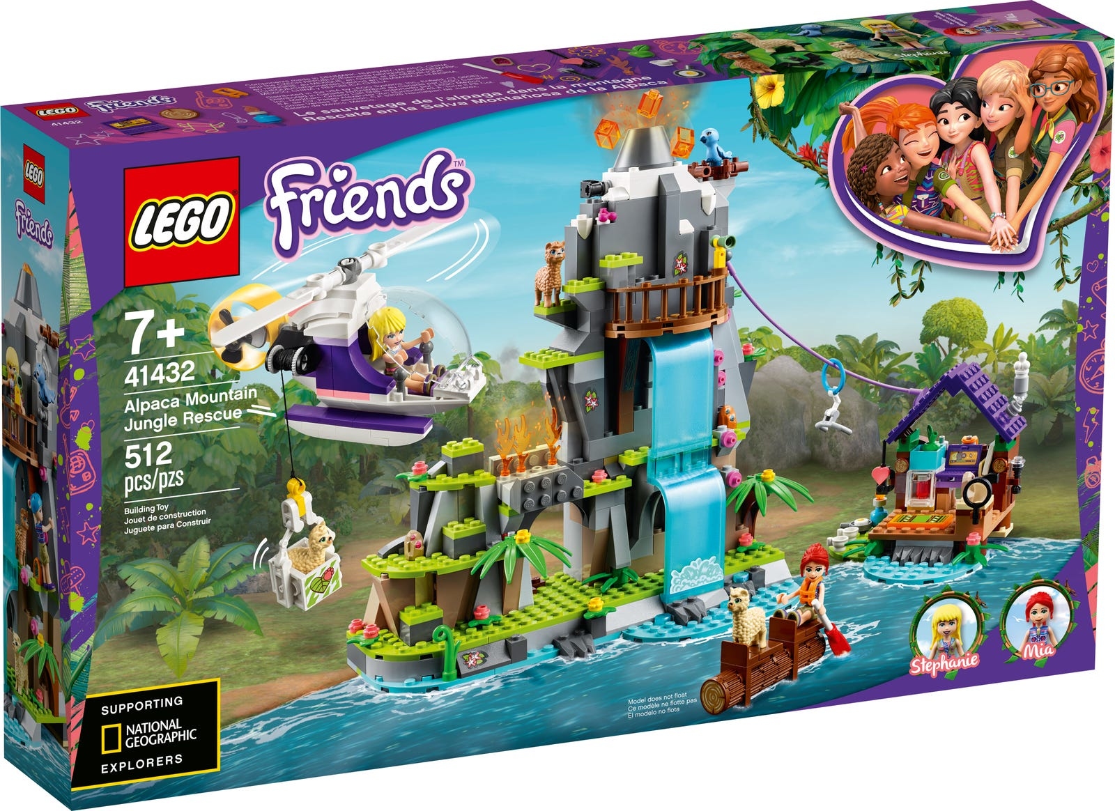 LEGO Friends 41432 : Alpaca Mountain Jungle Rescue