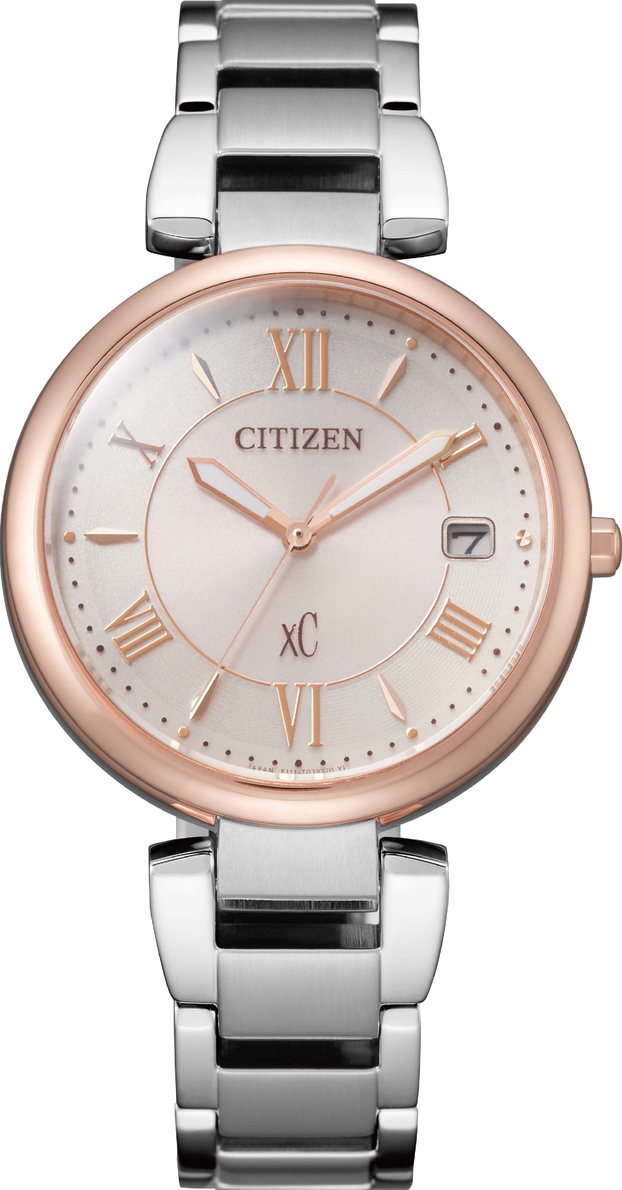 萬年鐘錶 - Citizen 星辰錶  XC   光動能女錶   EO1195-51W  錶徑33MM