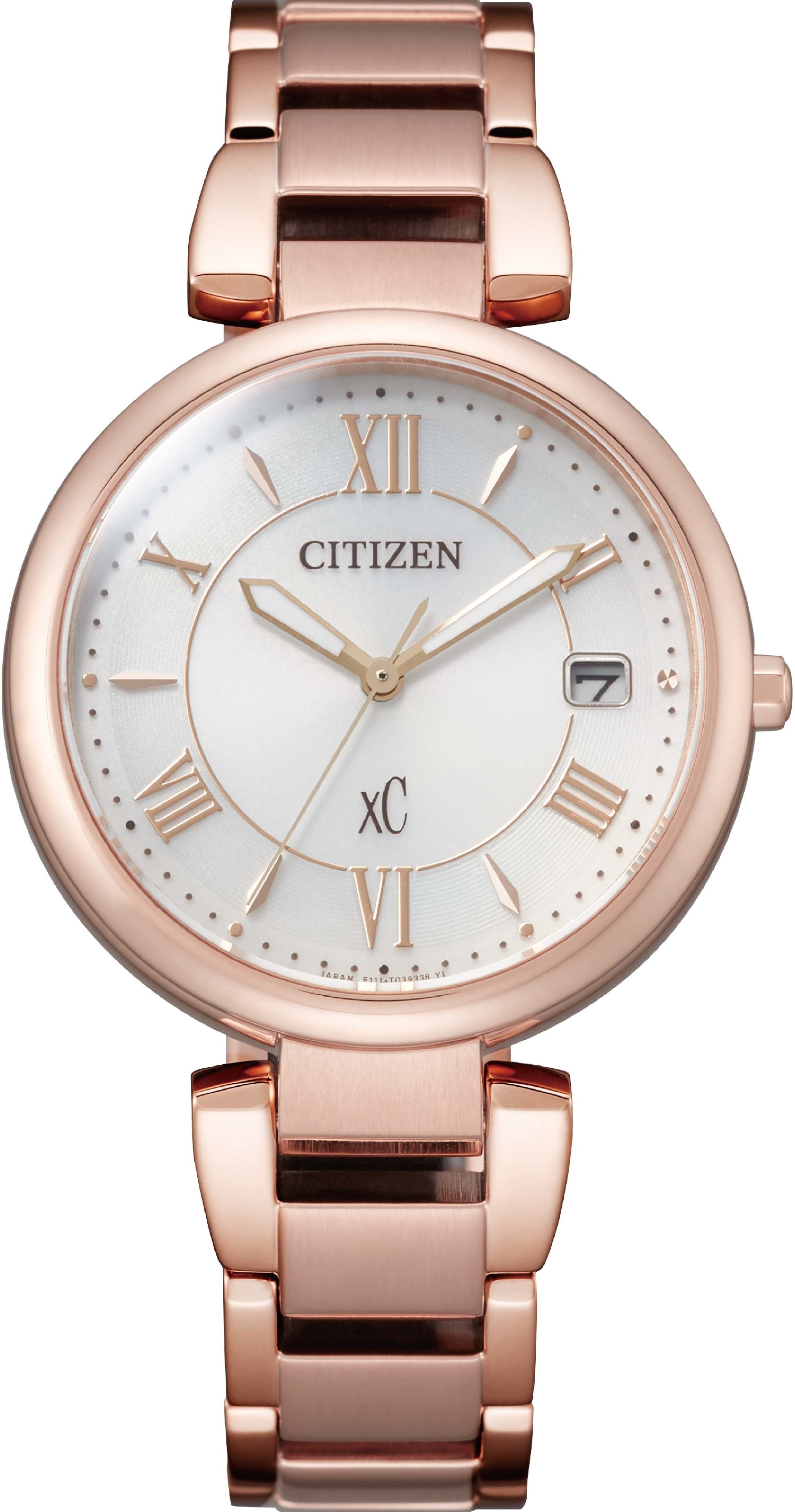 萬年鐘錶 - Citizen 星辰錶  XC   光動能女錶   EO1192-59A  錶徑33MM