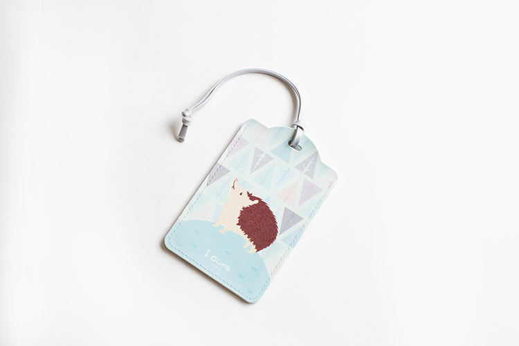 萬用卡套組/行李吊牌 / 刺蝟 _N25