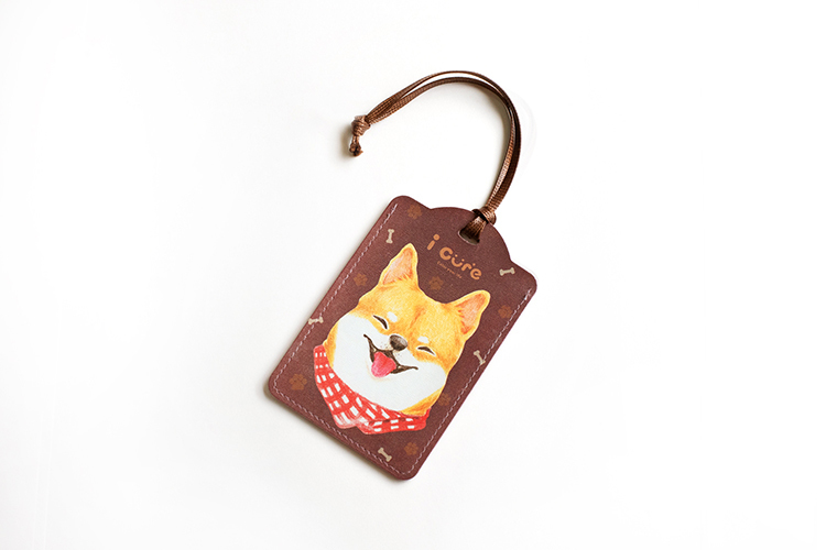 萬用卡套組/行李吊牌 / 呆萌柴犬 _H4