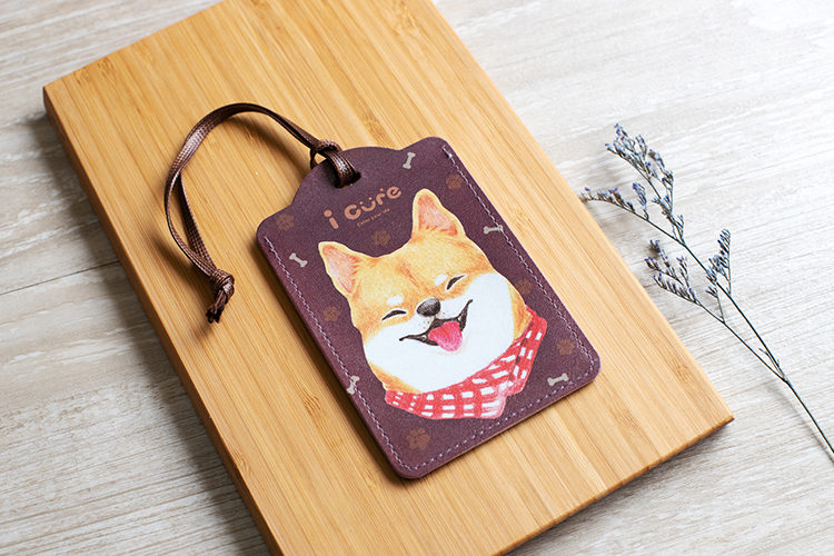 萬用卡套組/行李吊牌 / 呆萌柴犬 _H4