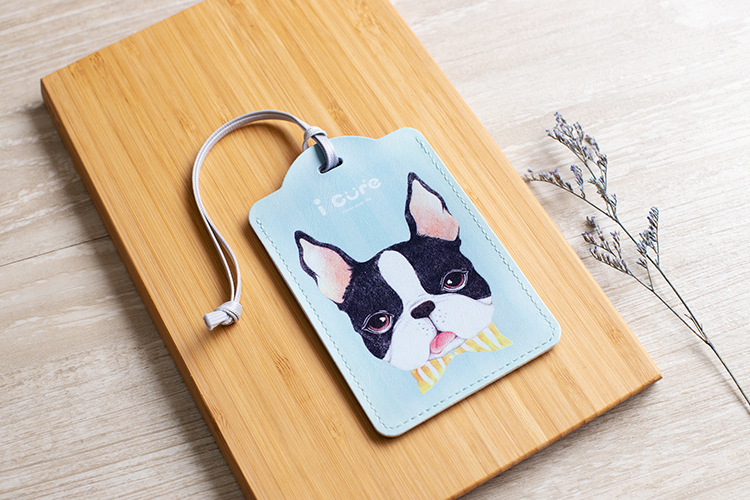 萬用卡套組/行李吊牌 / 領結波士頓 _H10