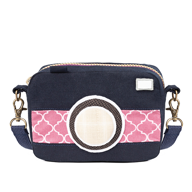 販售原尺寸【紙型】(相機造型斜背小包)