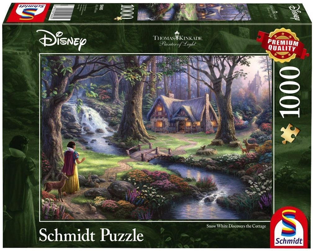 【SCHMIDT】托馬斯 金凱德：迪士尼，白雪公主發現小屋1000片拼圖