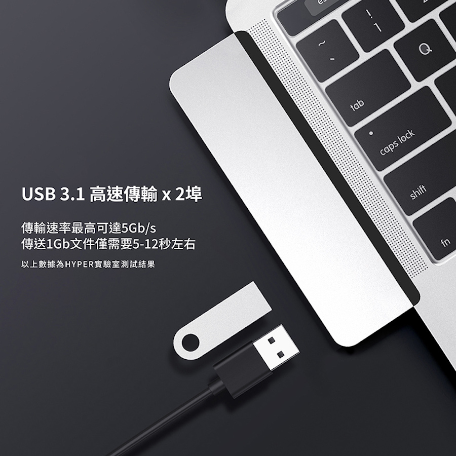 HYPERDRIVE ｜七合二 HUB (二代) ｜USB-C Hub for ＭacBook Pro