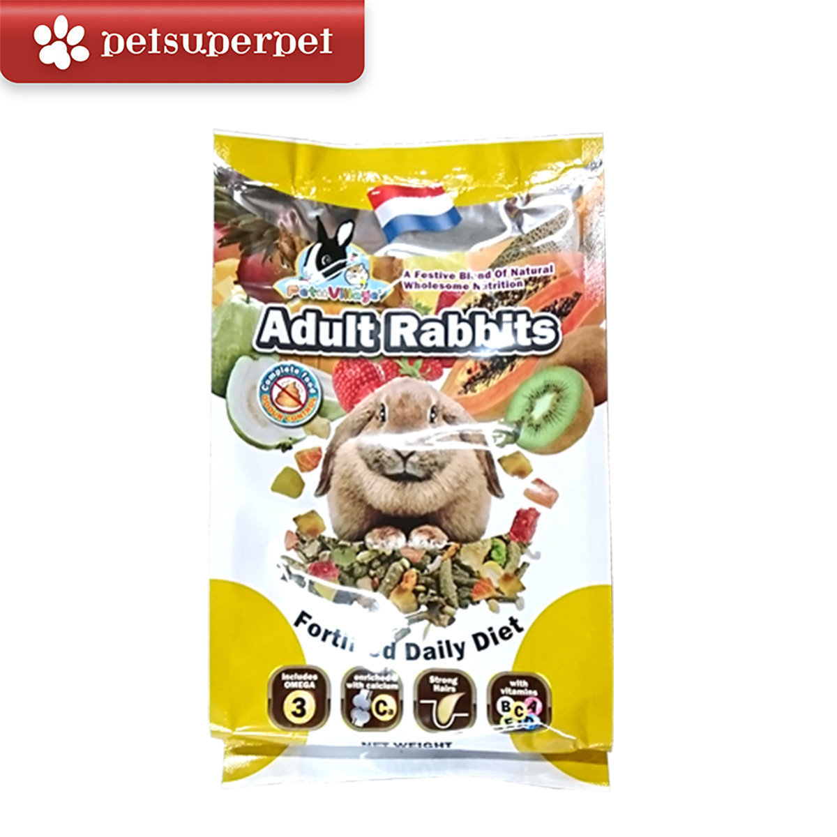 Pet Village 兔子天然水果大餐 1000g