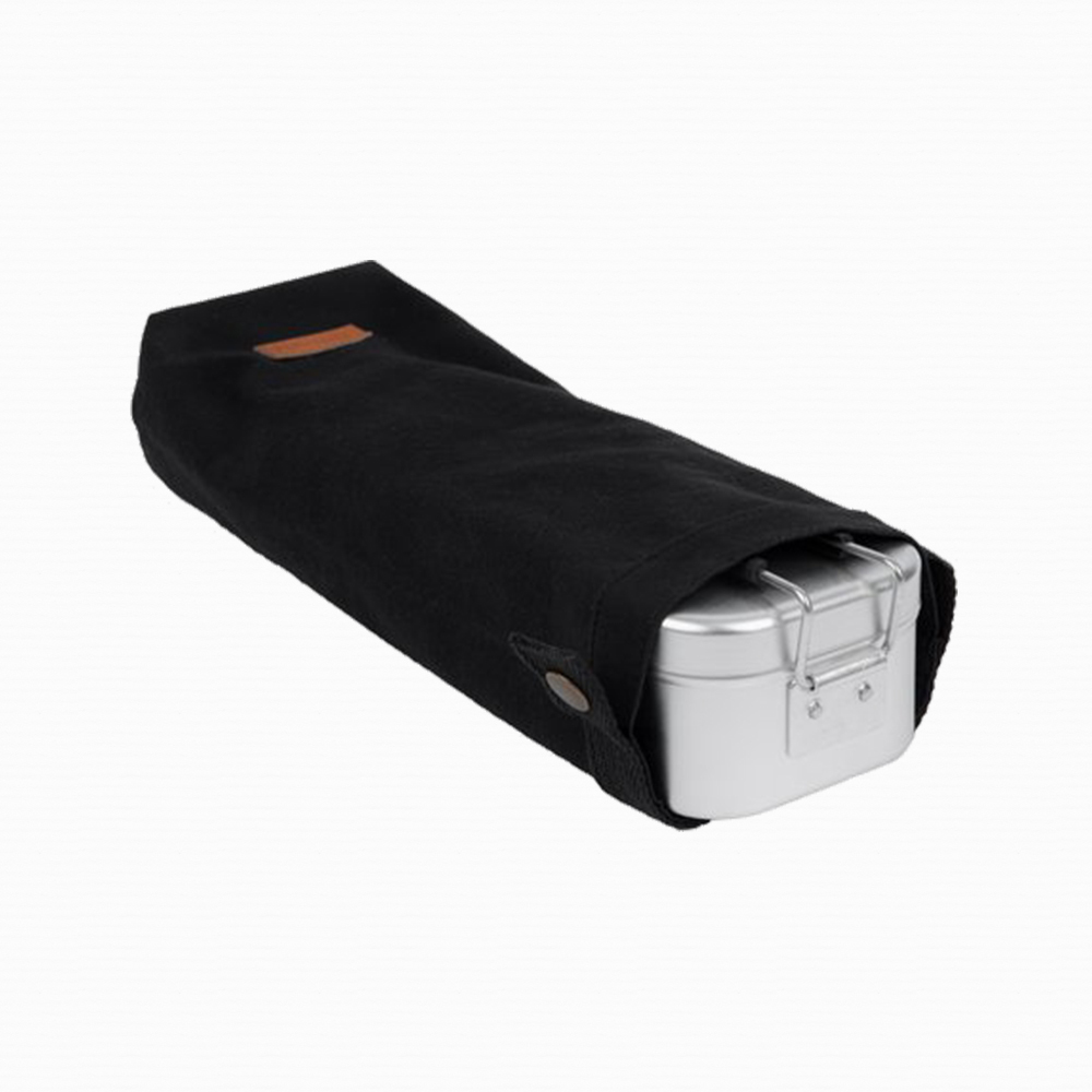 Trangia 619100 便當盒收捲式把手攜行收納袋-S 黑