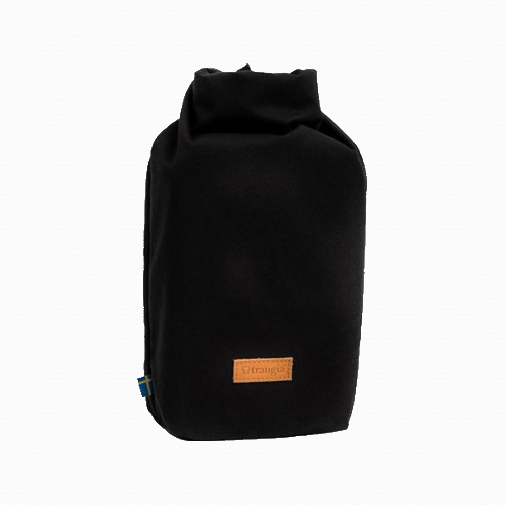 Trangia 619102 便當盒收捲式把手攜行收納袋-L 黑