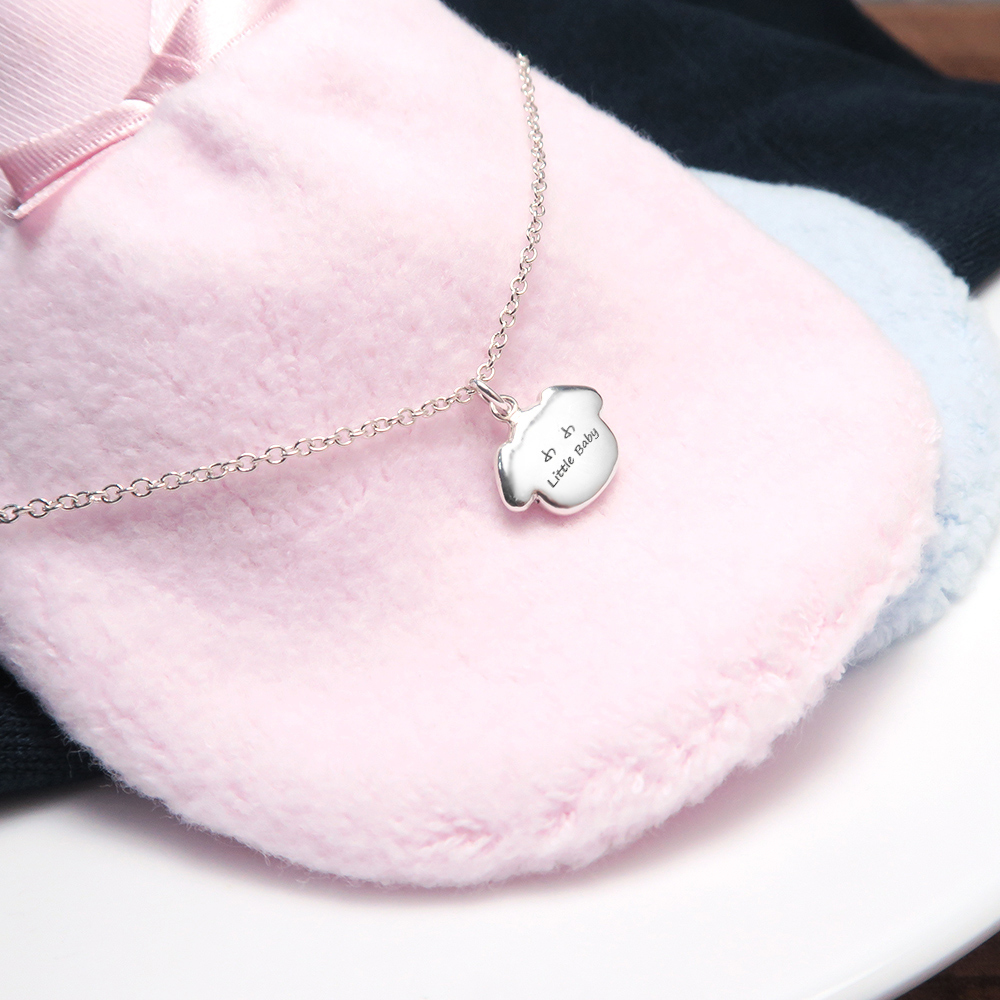 吉利狗 親子項鍊 (14+2吋) 925純銀客製化訂製項鍊