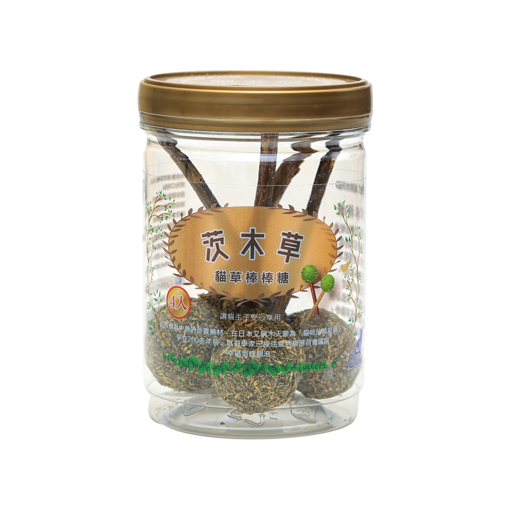 Catfeet茨木草 貓草棒棒糖 (散裝1入/罐裝4入) #貓草