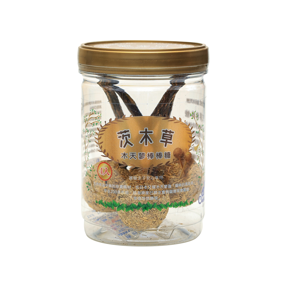 Catfeet茨木草 木天蓼棒棒糖 (散裝1入/罐裝4入) #貓草