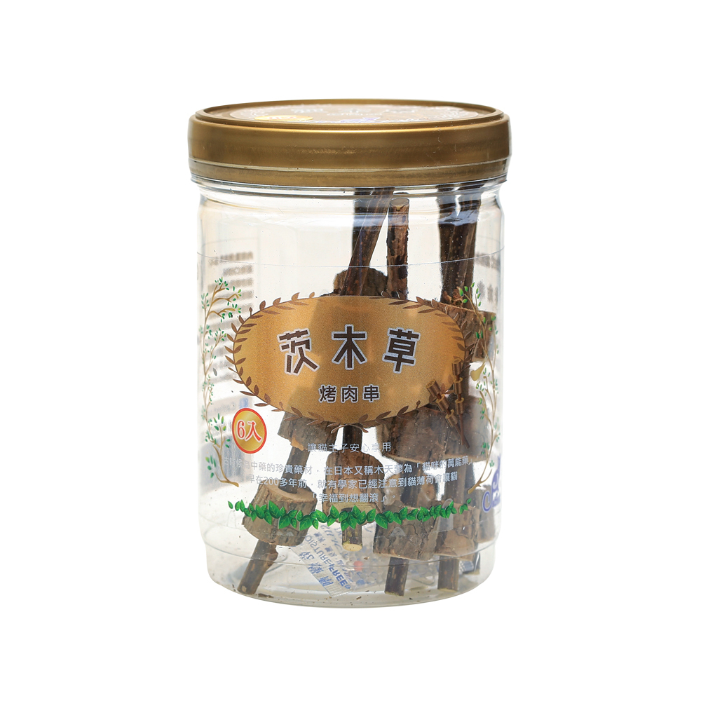 Catfeet茨木草 木天蓼烤肉串 (散裝1入/罐裝6入) #貓草
