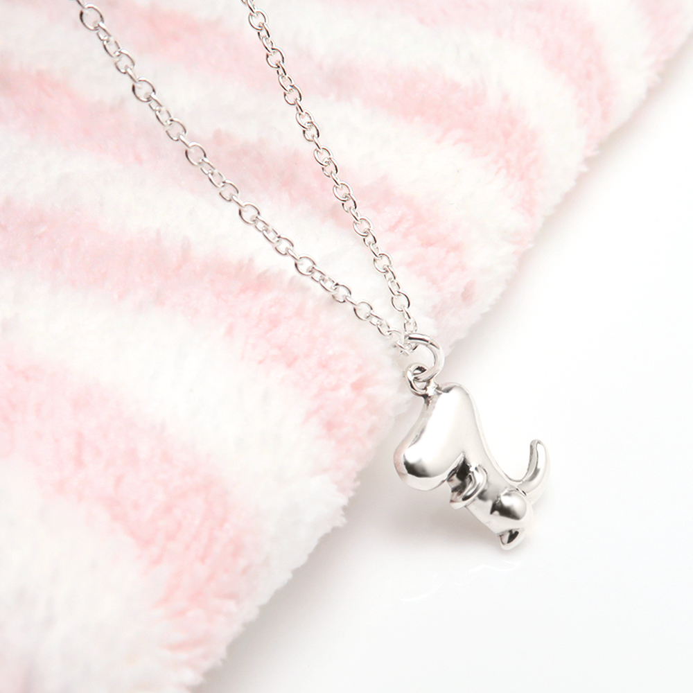 小恐龍 親子項鍊 (14+2吋) 925純銀客製化訂製項鍊