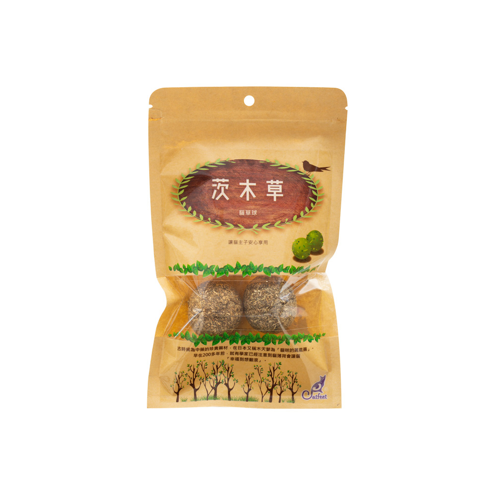 Catfeet茨木草 貓草球 (散裝1入/袋裝2入/罐裝5入) #貓草