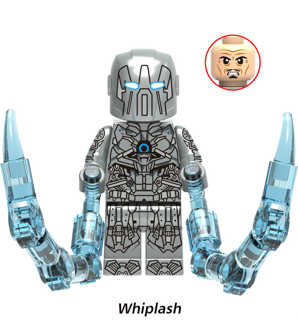 Whiplash Iron man Custom Marvel Super Heroes Minifigs X1156