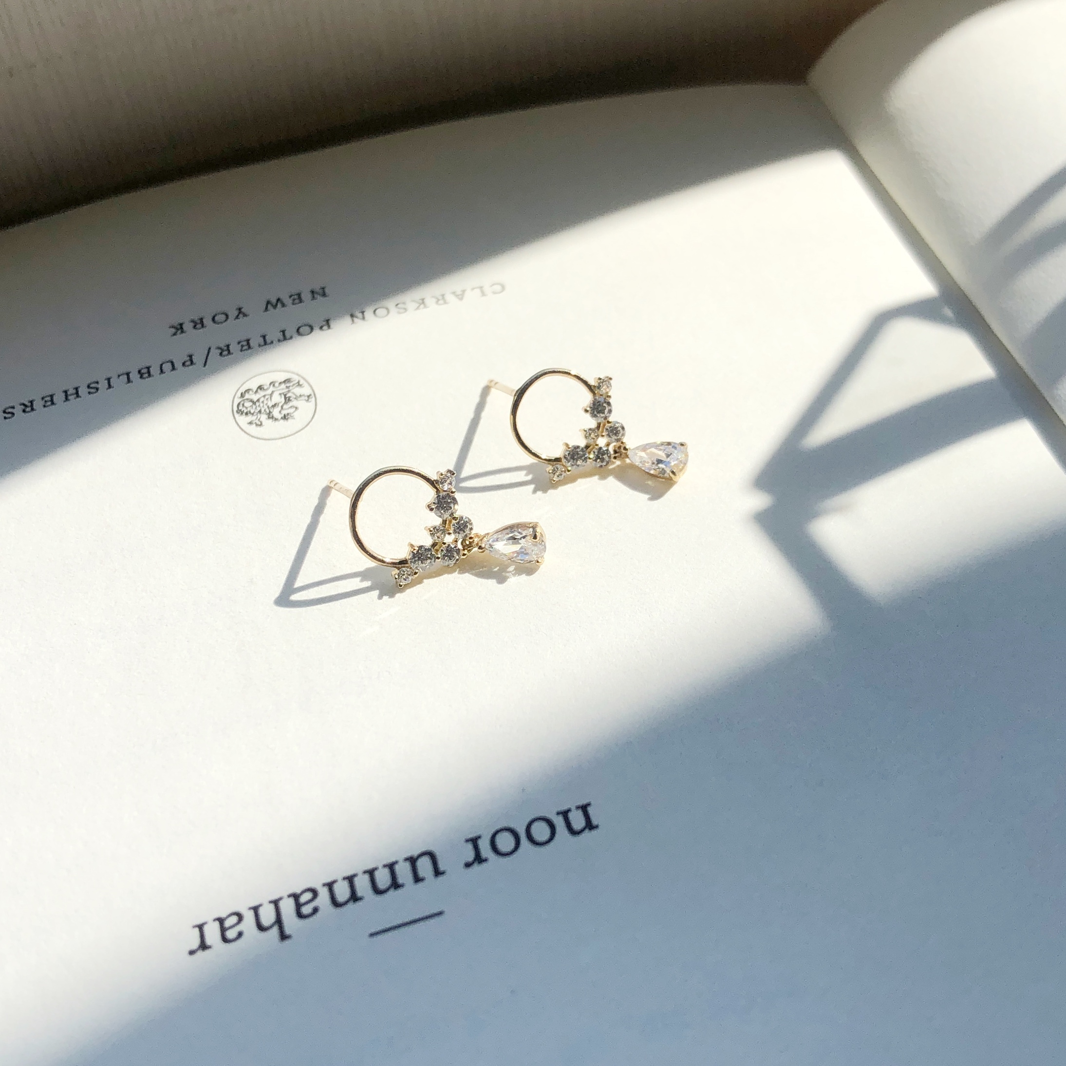 10K/高雅巴洛克風耳飾