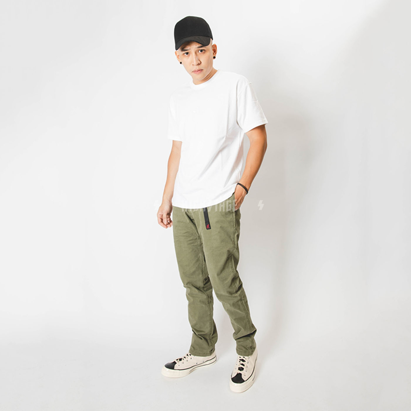 [5折售出無退換] 日本品牌 GRAMICCI NN-PANTS 9色 腰帶 窄管 修身 長褲 工作長褲【0816-FDJ】