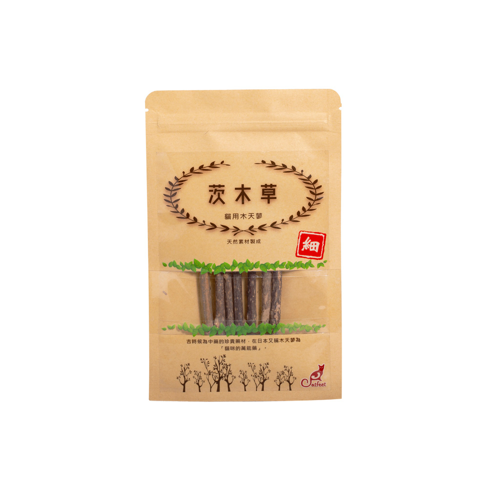Catfeet茨木草 木天蓼棒-細(袋裝7入/罐裝70g) #貓草