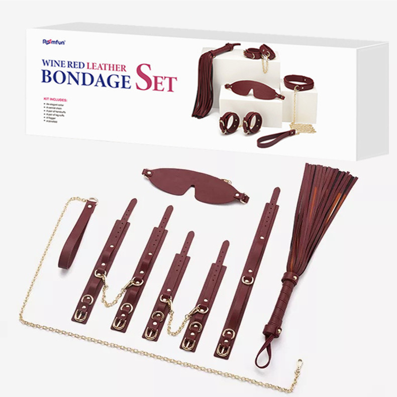 RoomFun - 奢華仿皮革束縛套裝