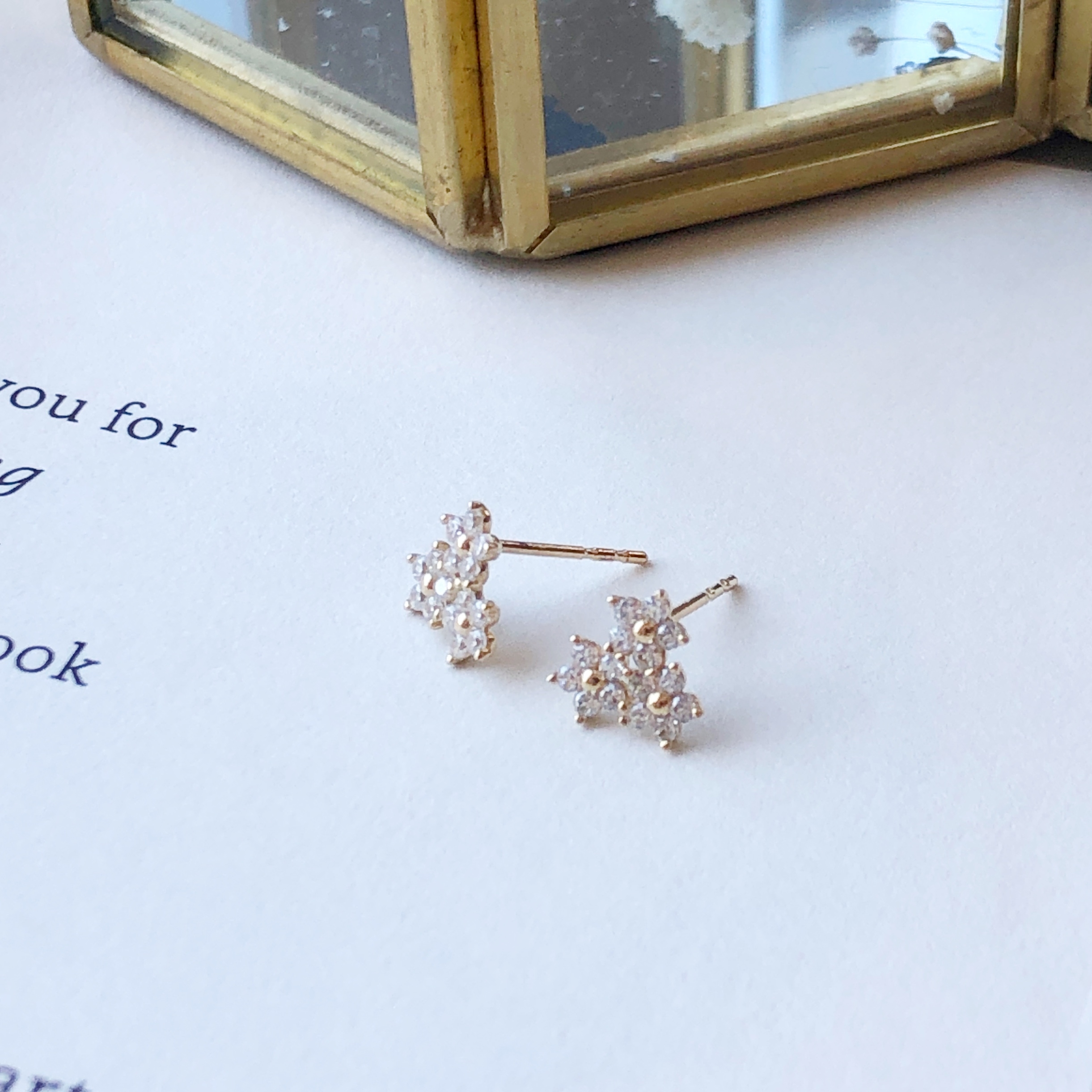 10K/繁花盛開耳飾