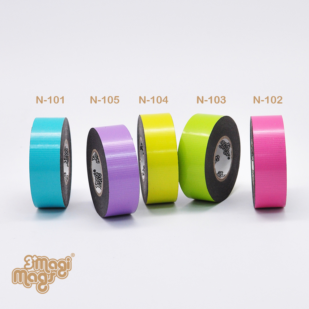 3+ Magi Mags 萬用魔術磁貼 (螢光系列) 19mm x 5M