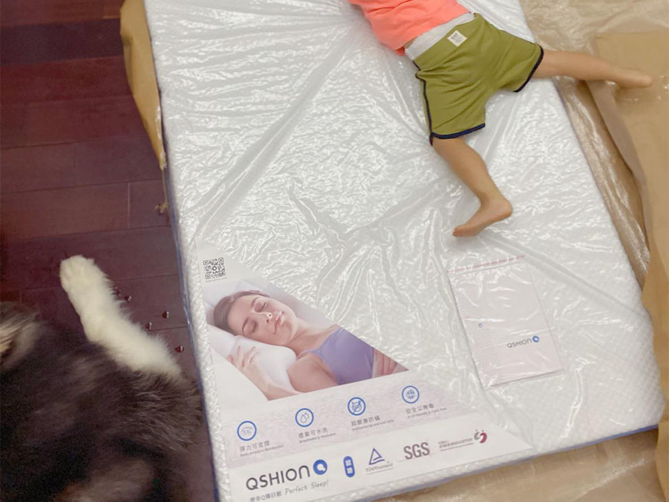 QSHION可水洗單人床墊體驗