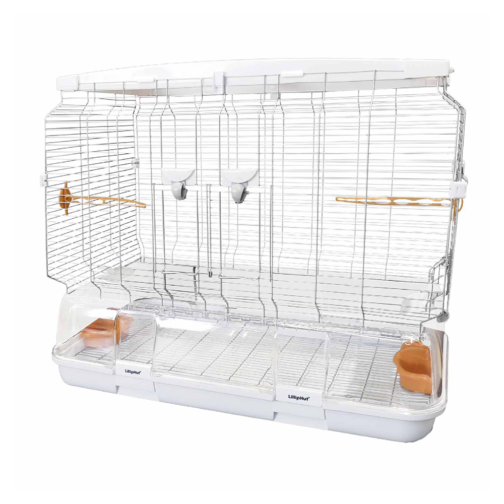 LillipHut 麗利寶- 2264 深底易潔透亮鳥籠L1F
