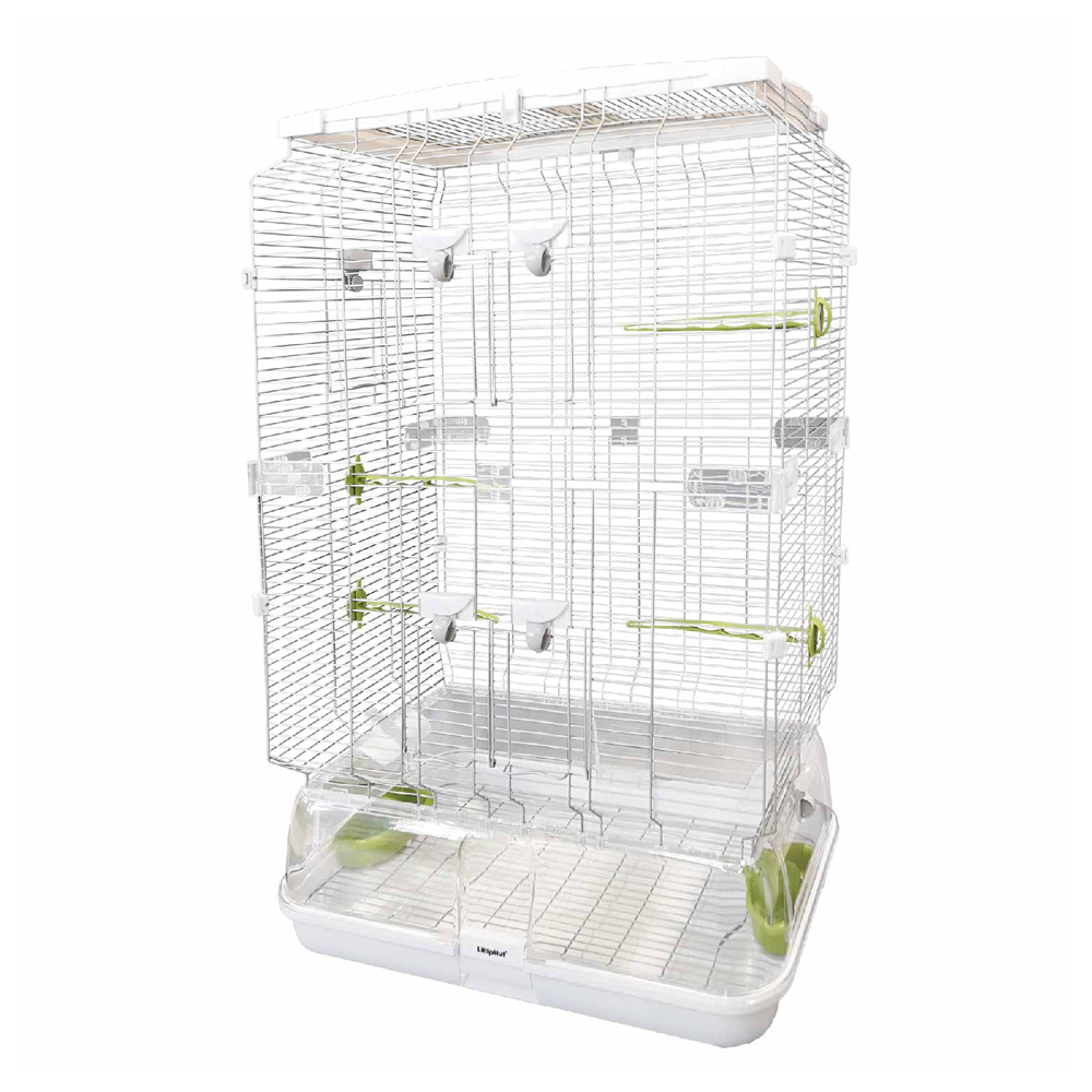 LillipHut 麗利寶- 2263 深底易潔透亮鳥籠M2F