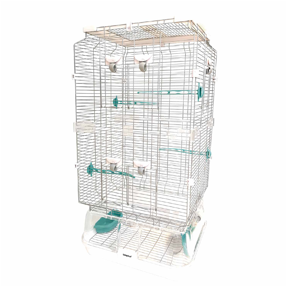 LillipHut 麗利寶- 2261 深底易潔透亮鳥籠S2F
