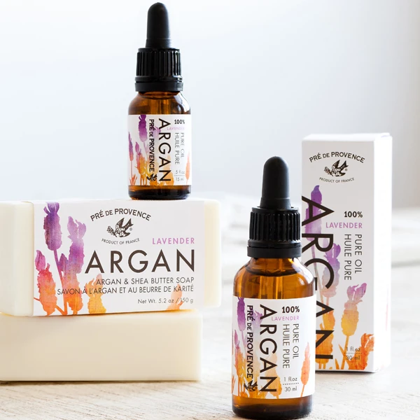 【Pré de Provence】摩洛哥堅果油薰衣草味乳木果油香氛皂 150G