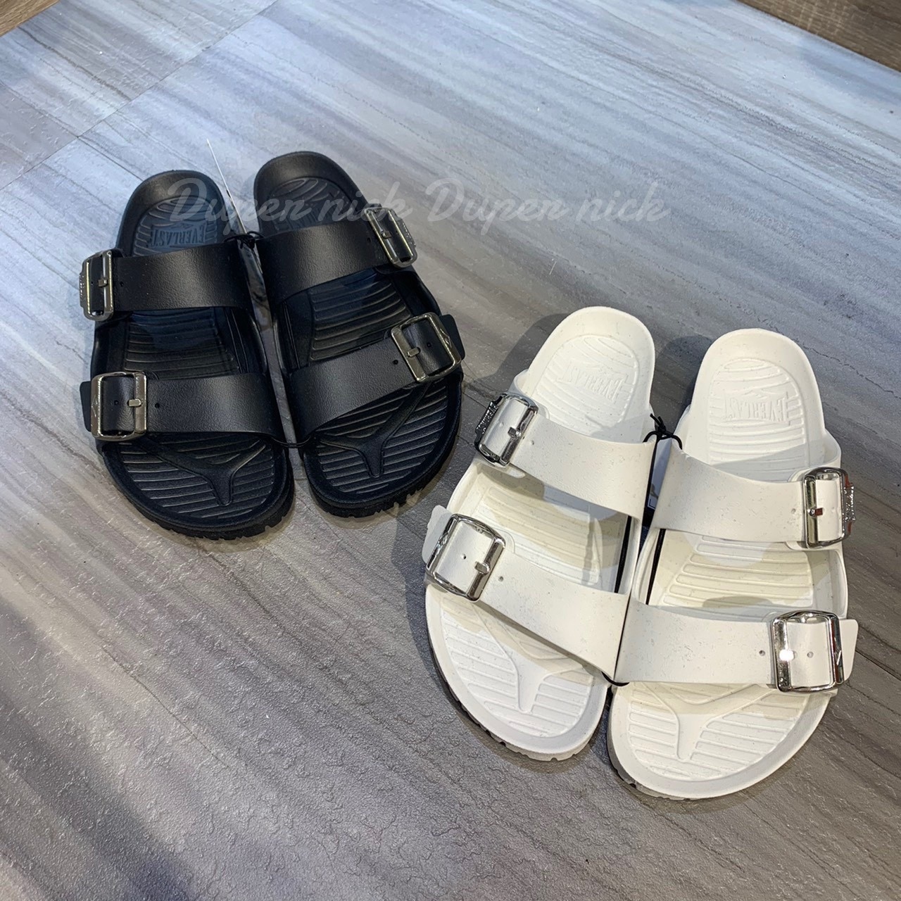 EVERLAST 金屬雙扣環 勃肯拖鞋 防水