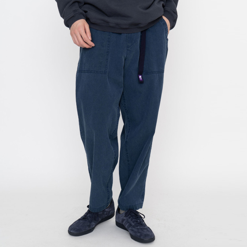 20AW TNF 北臉紫標Indigo Mountain Field Pants 靛藍丹寧褲NT5055N