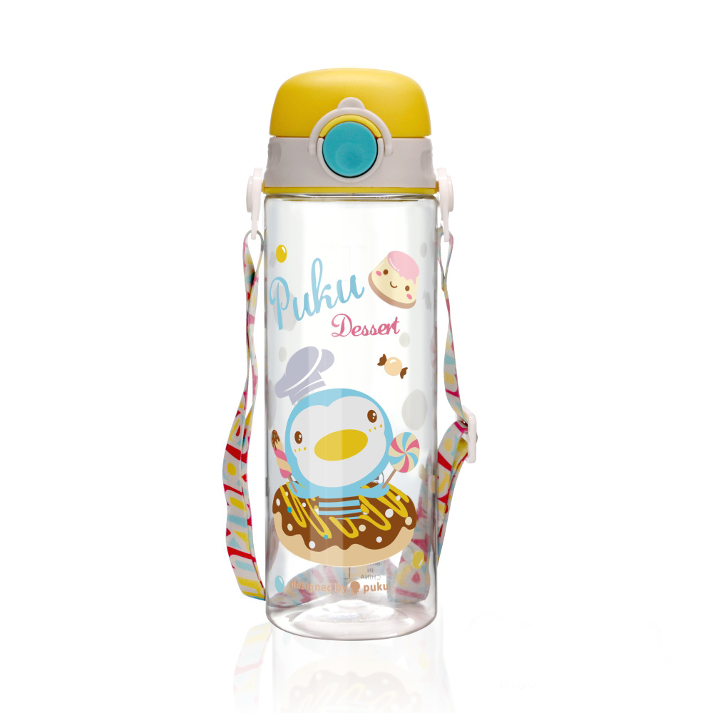 Tritan直飲水壺500ml-甜點黃(P14738)