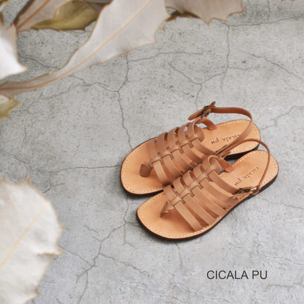 761 淺可可 手工 羅馬涼鞋