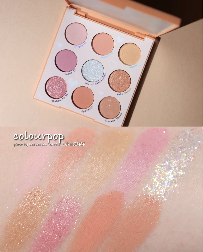 Colourpop miss bliss 9色眼影盤