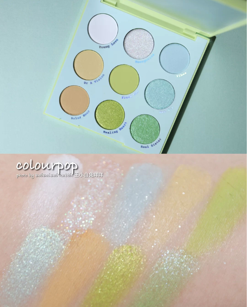 Colourpop aura & out 9色眼影盤