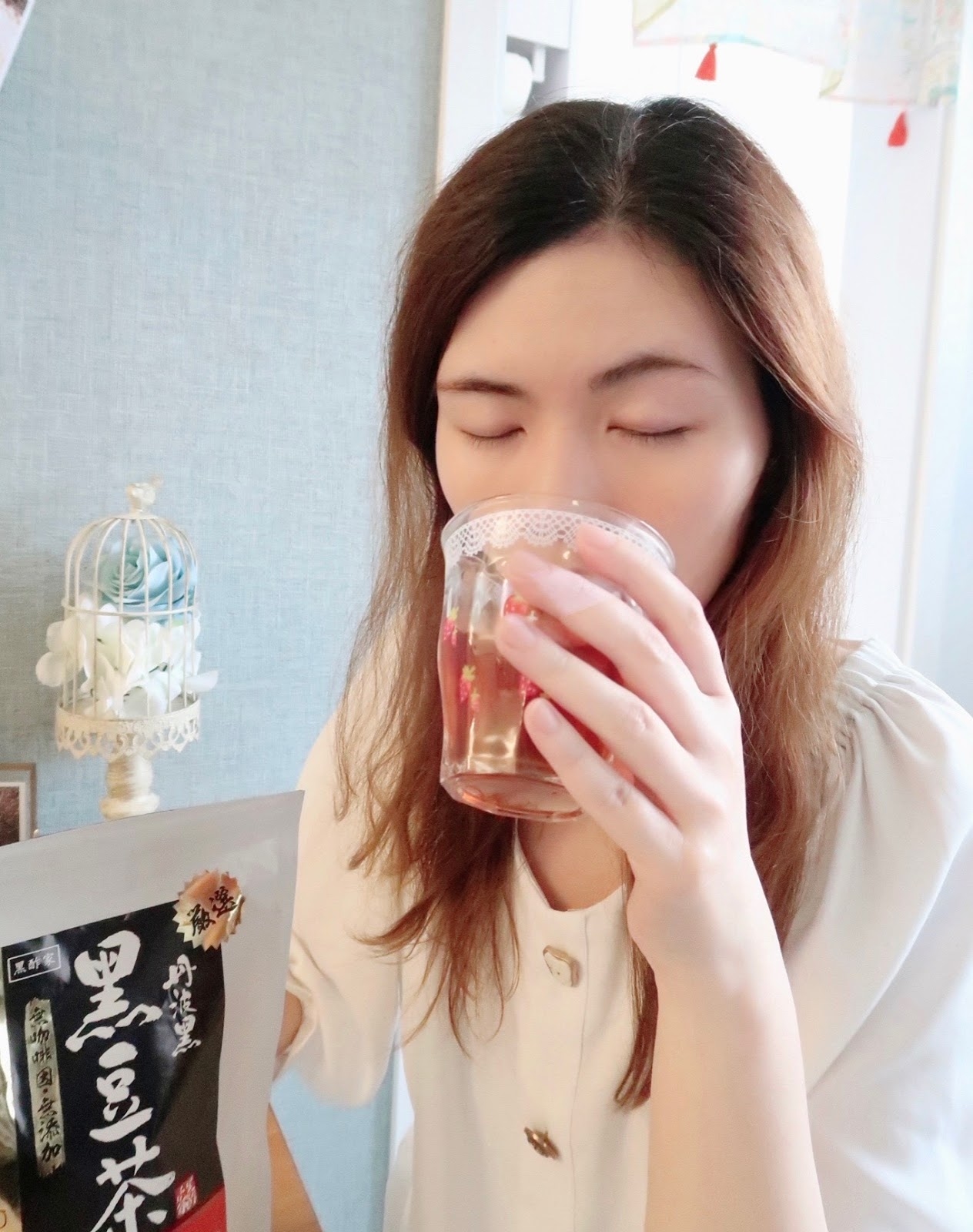 黑酢家嚴選丹波黑豆茶沖出黎好香黑豆味，茶味香濃，甘香而不澀口。飯後飲用更能消滯解油膩，健腸通便，對腸胃都好好架～